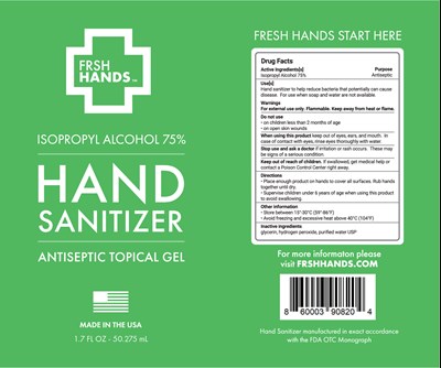 50.275 mL Label (1.7 Oz@300x 100)